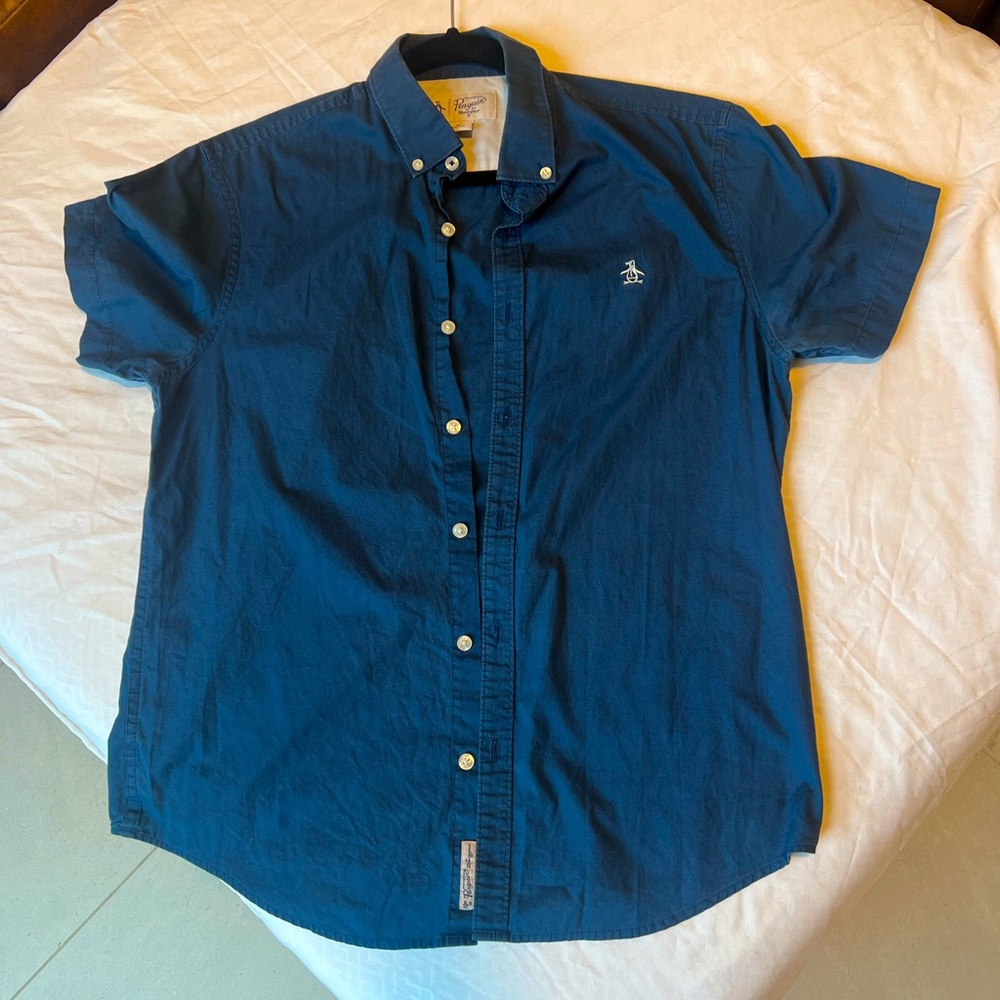 Original penguin button up shirt size M